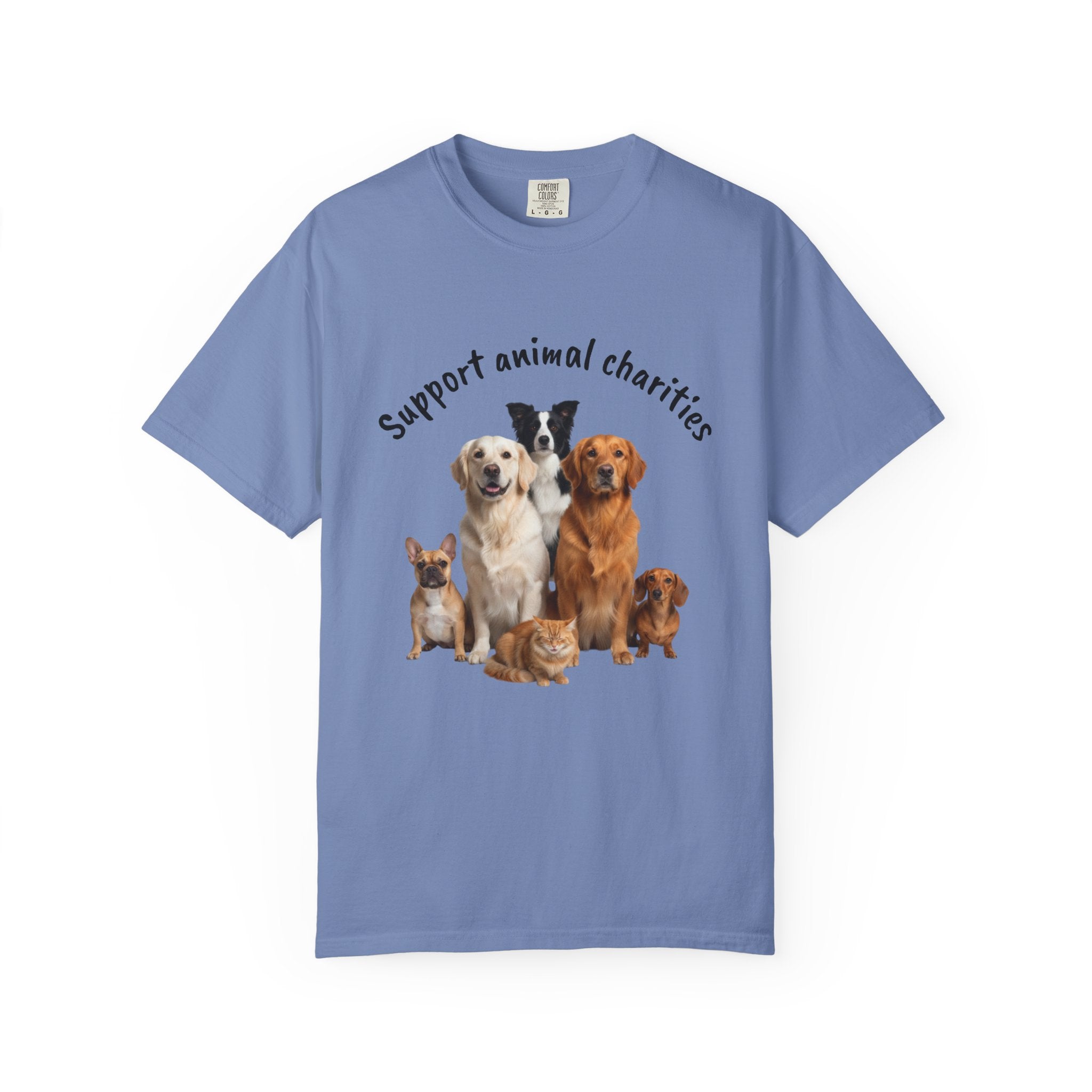 Support Animal Charities T-Shirt — Rescue Dogs Fundraiser Tee