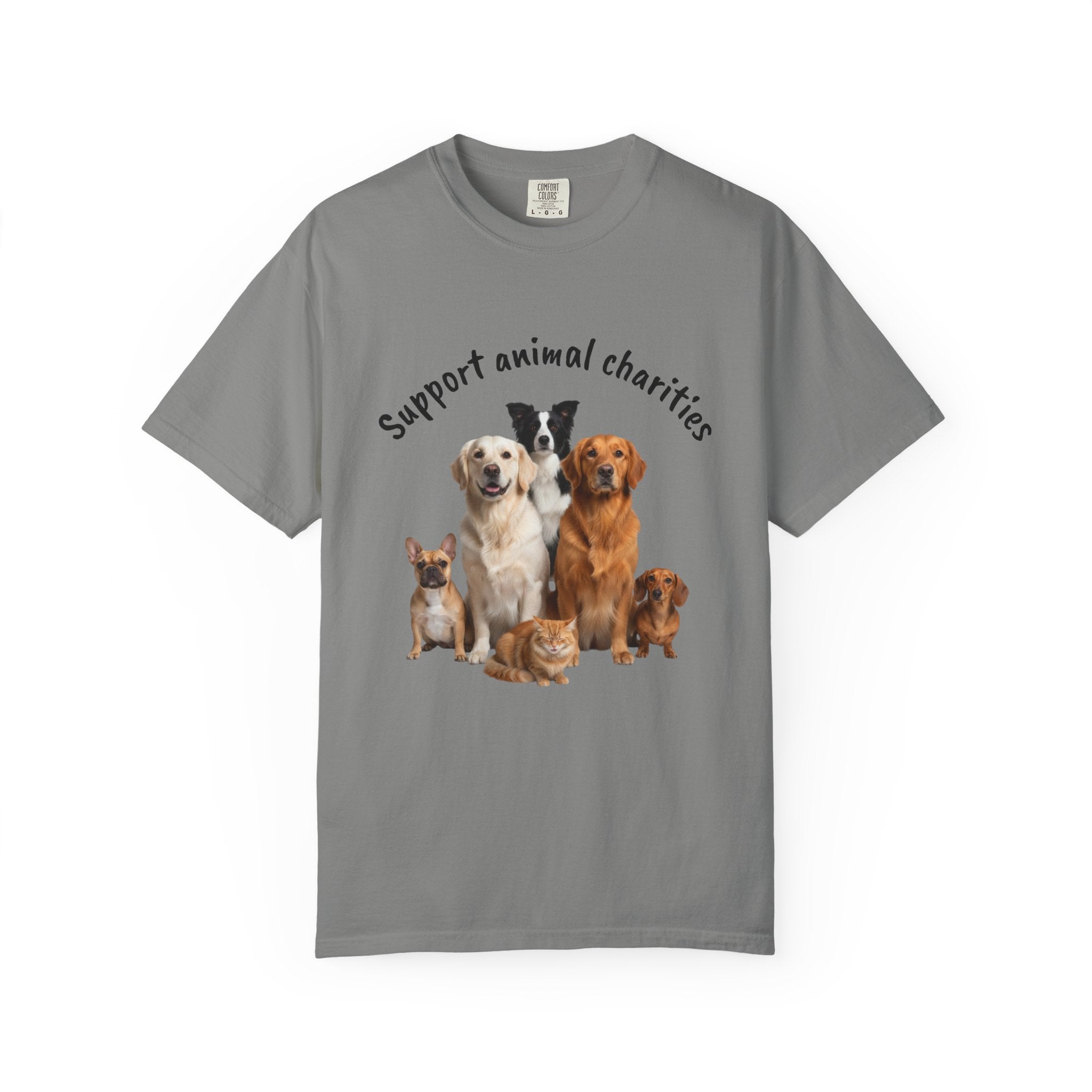 Support Animal Charities T-Shirt — Rescue Dogs Fundraiser Tee