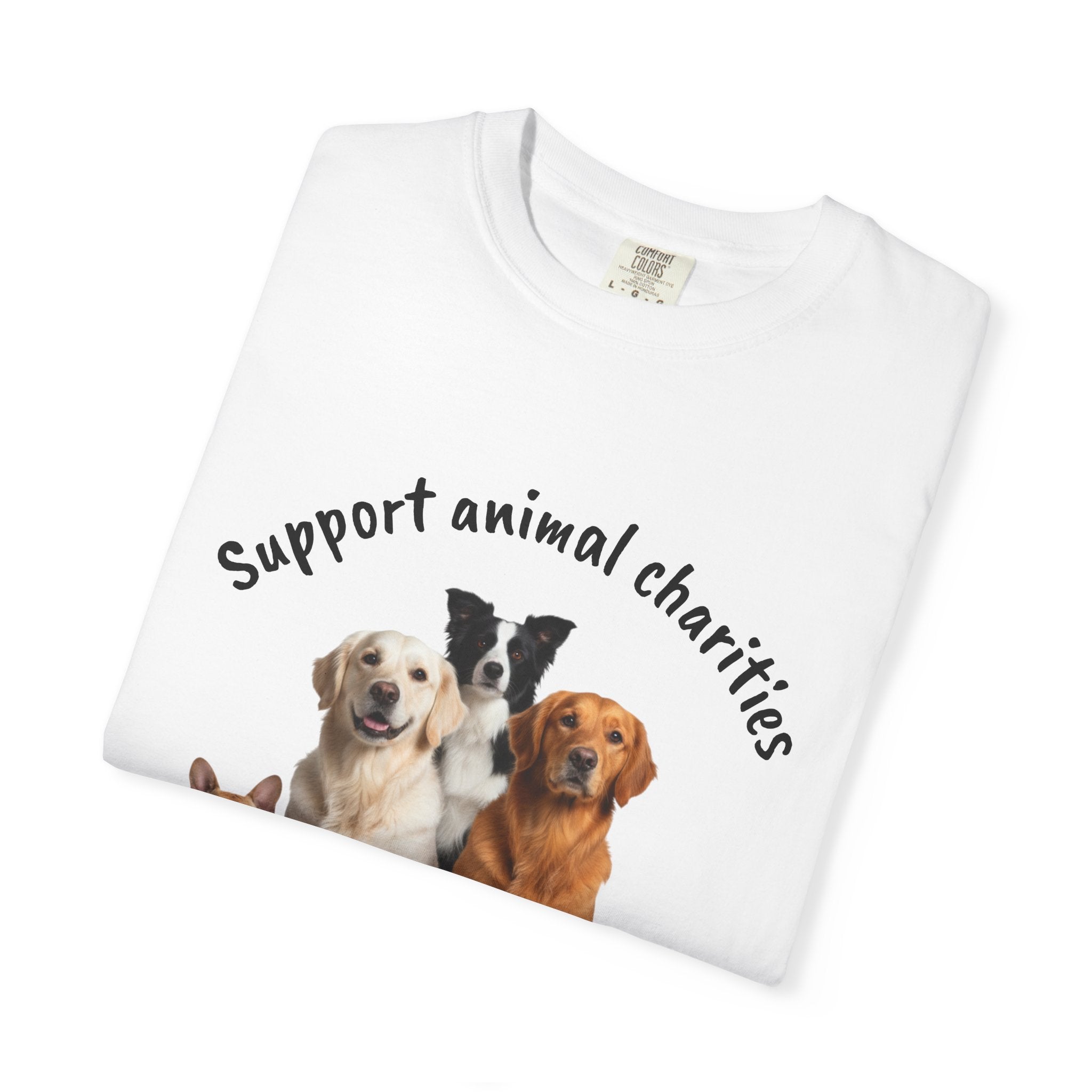Support Animal Charities T-Shirt — Rescue Dogs Fundraiser Tee