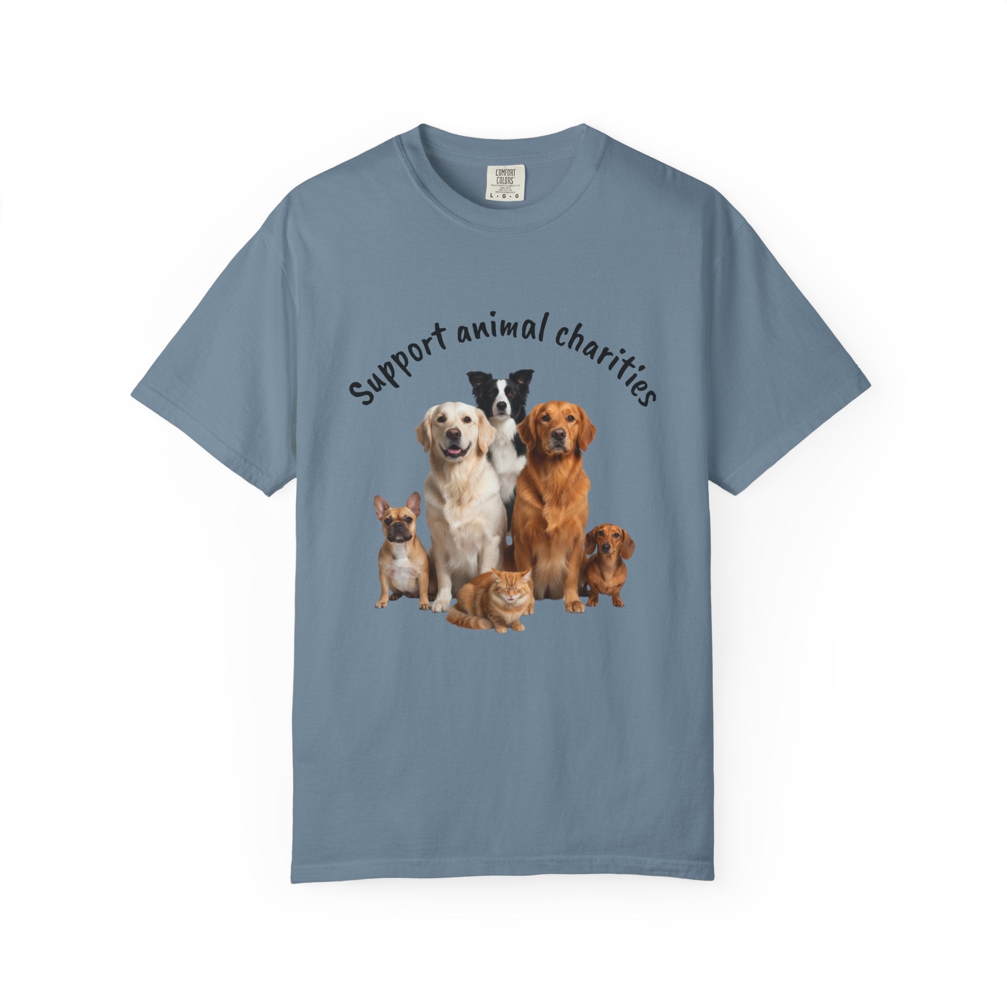 Support Animal Charities T-Shirt — Rescue Dogs Fundraiser Tee