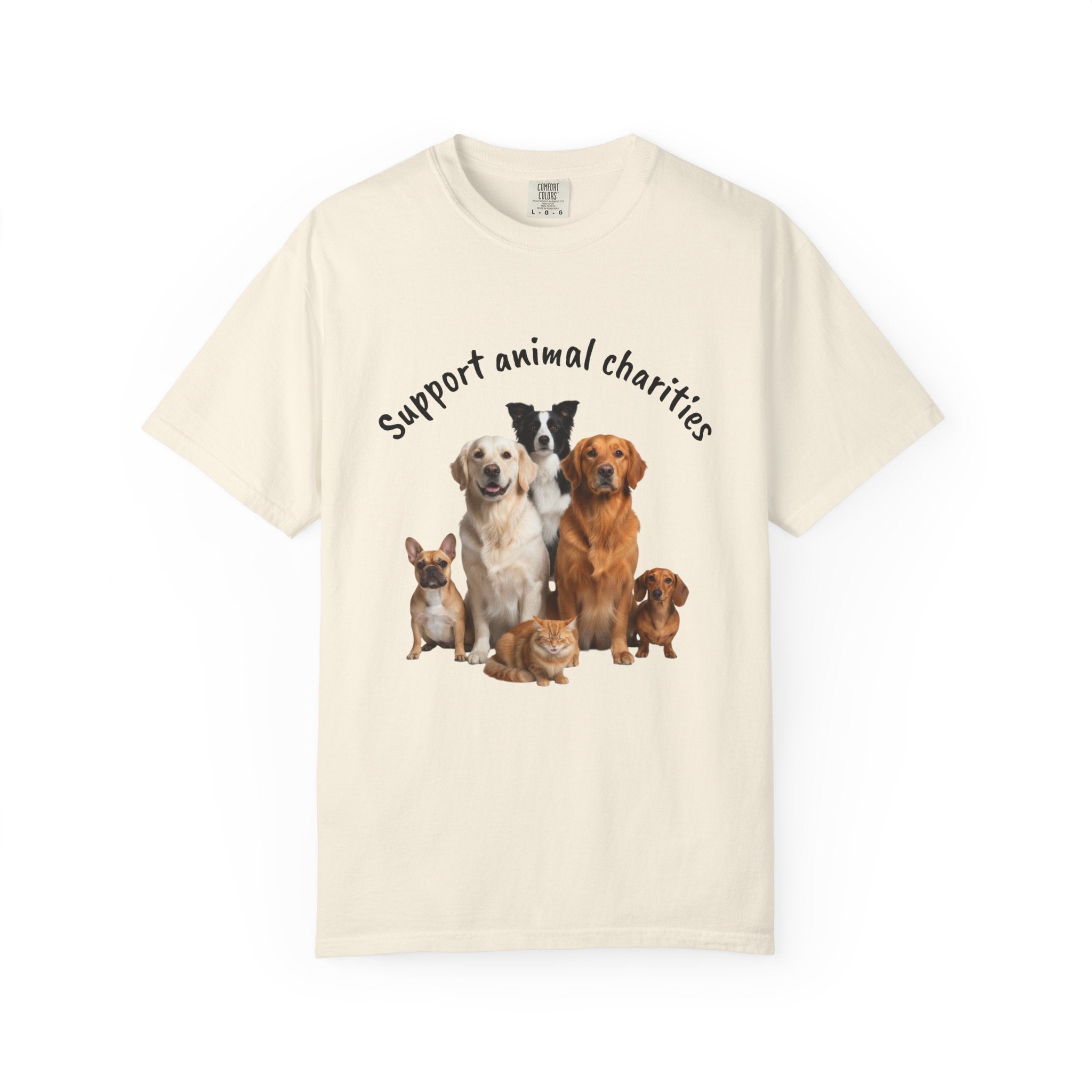 Support Animal Charities T-Shirt — Rescue Dogs Fundraiser Tee