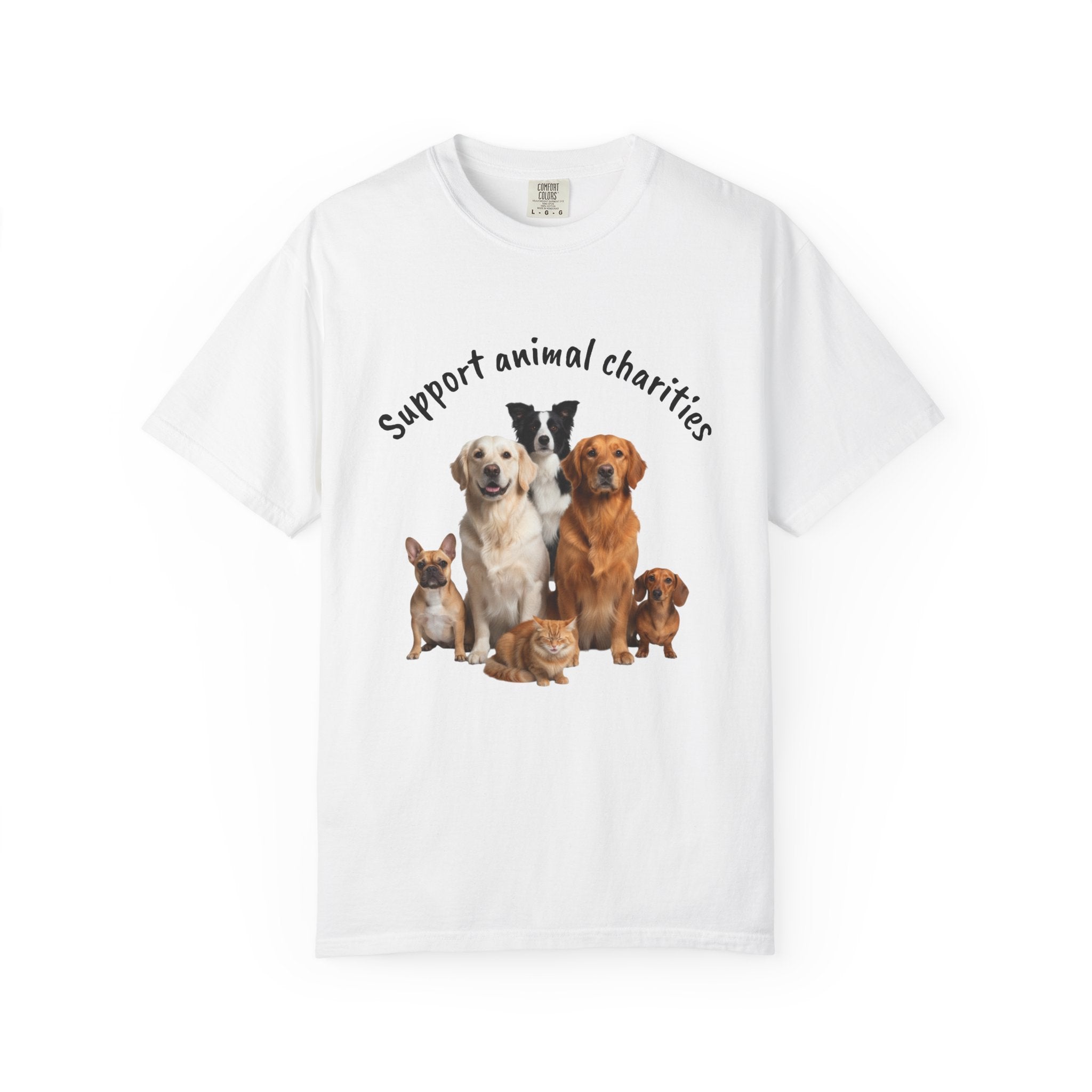 Support Animal Charities T-Shirt — Rescue Dogs Fundraiser Tee