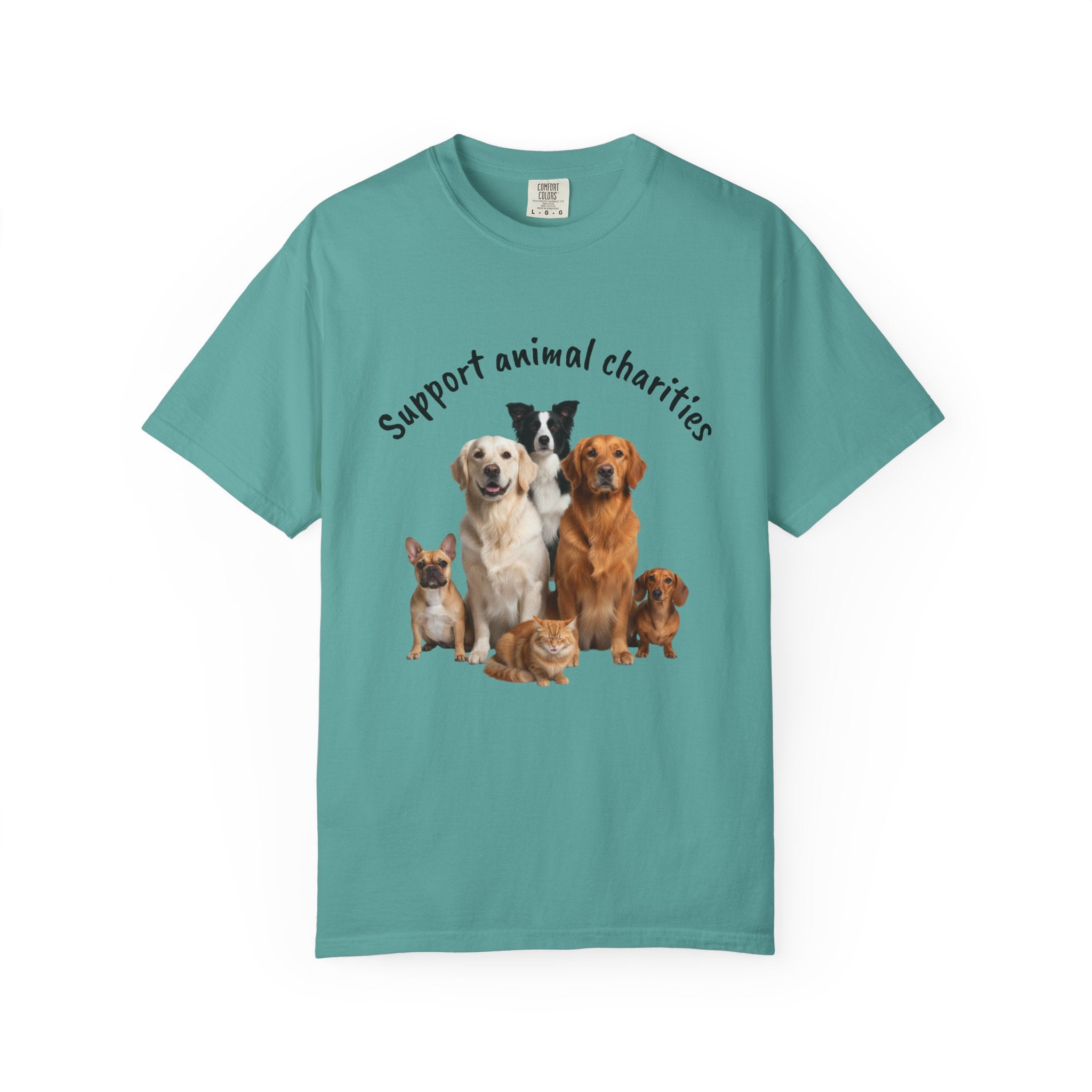 Support Animal Charities T-Shirt — Rescue Dogs Fundraiser Tee