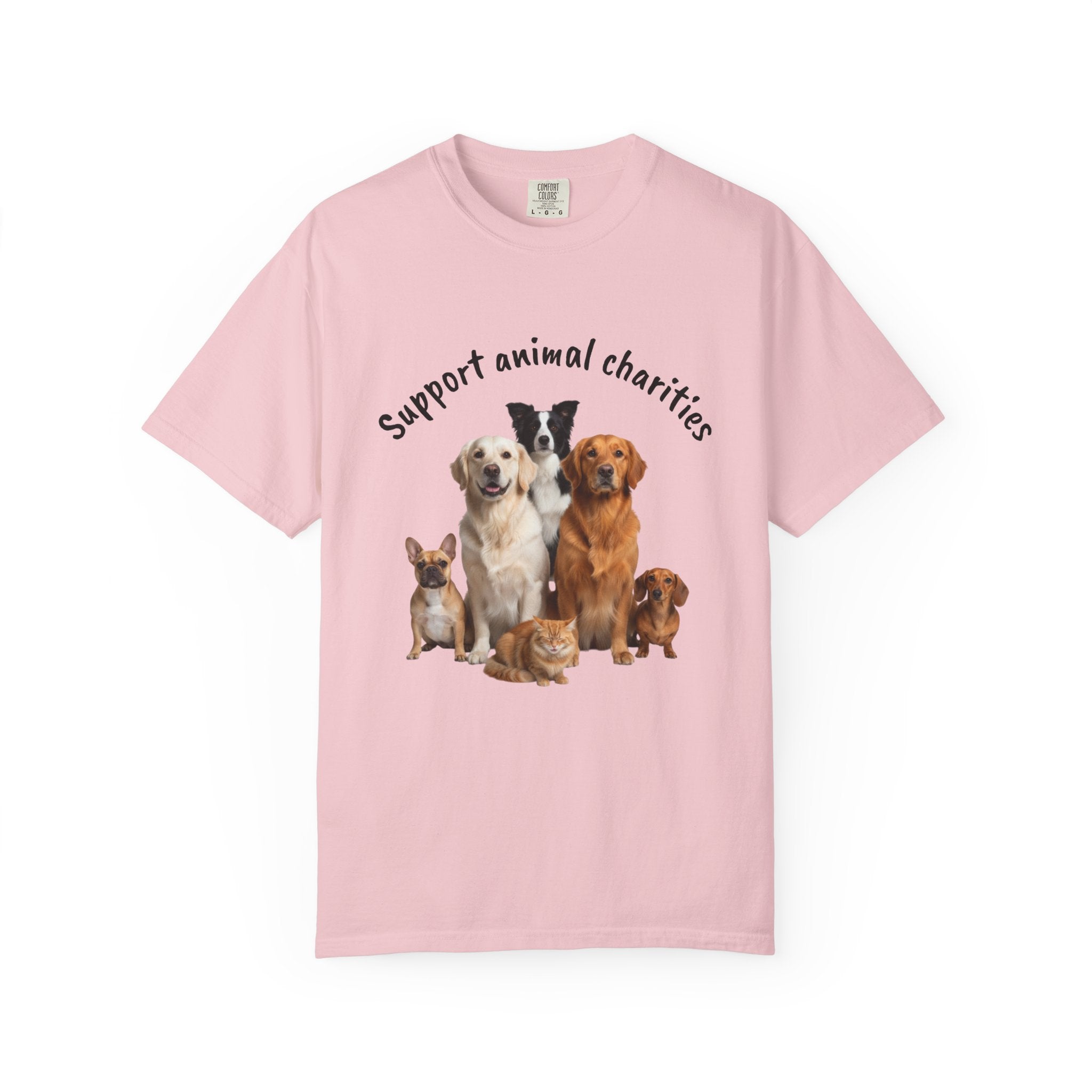 Support Animal Charities T-Shirt — Rescue Dogs Fundraiser Tee