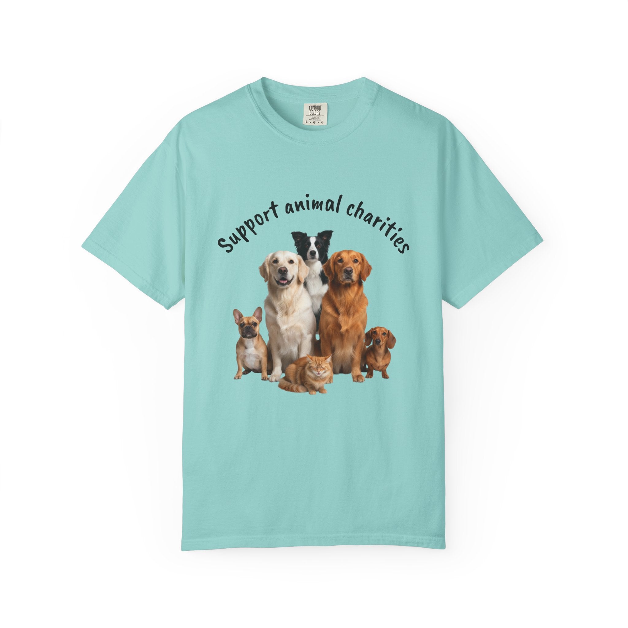 Support Animal Charities T-Shirt — Rescue Dogs Fundraiser Tee