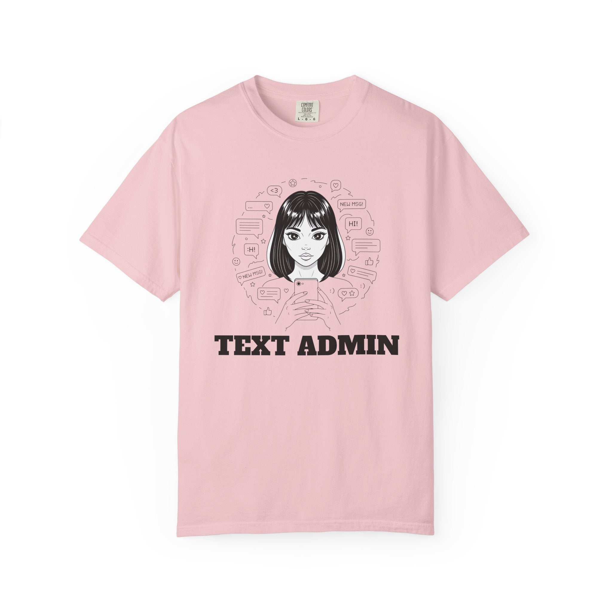 Text Admin — Retro Anime Graphic Tee