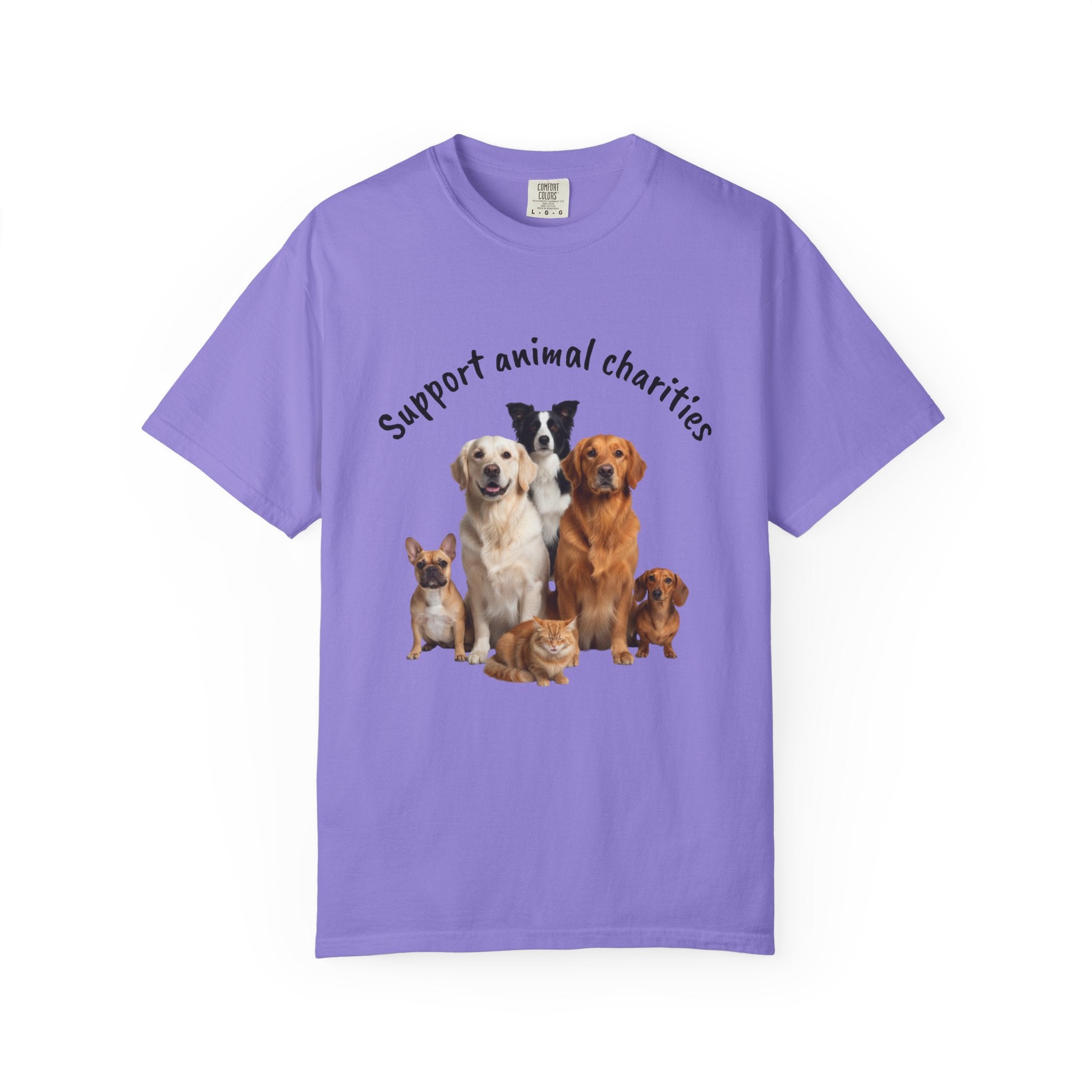 Support Animal Charities T-Shirt — Rescue Dogs Fundraiser Tee