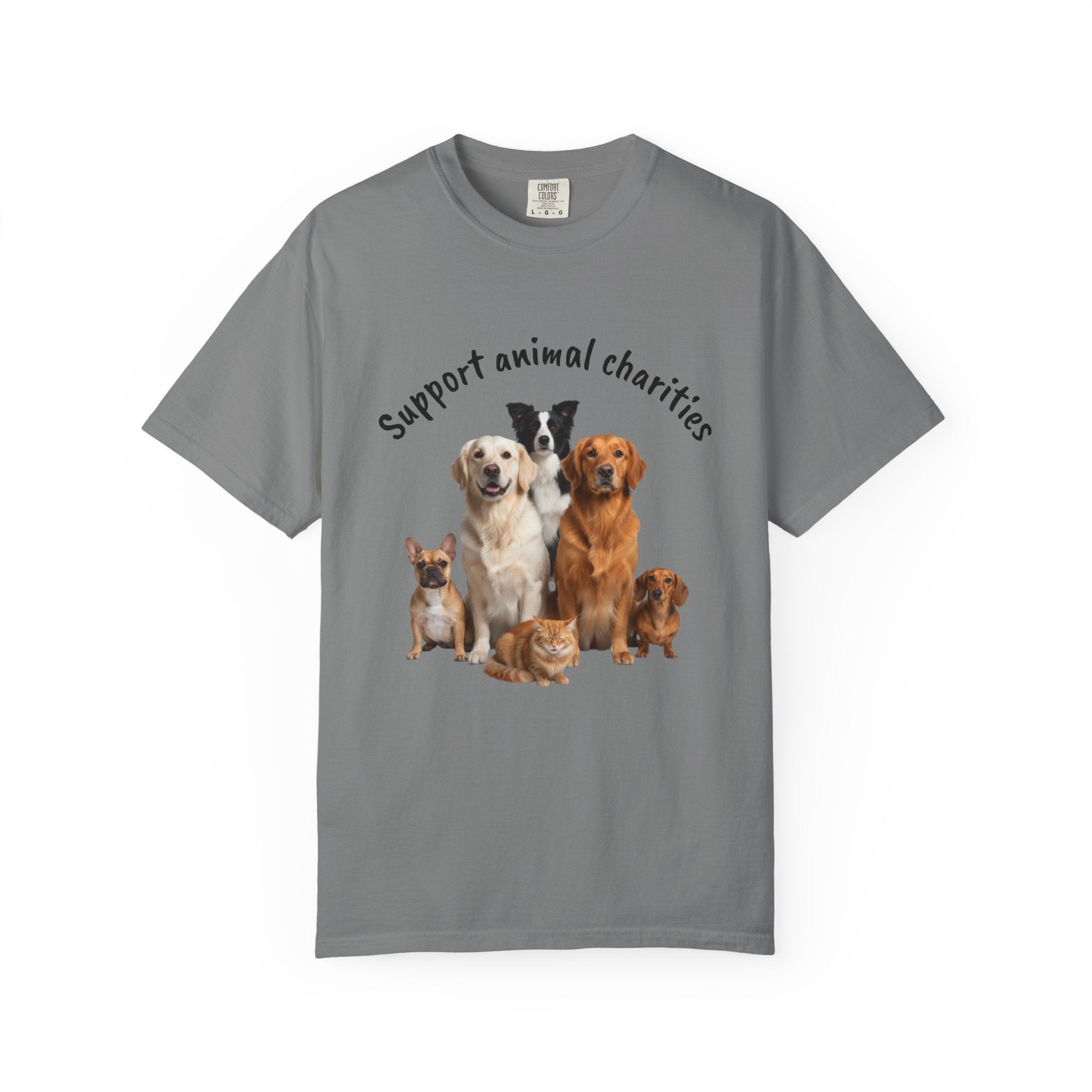 Support Animal Charities T-Shirt — Rescue Dogs Fundraiser Tee