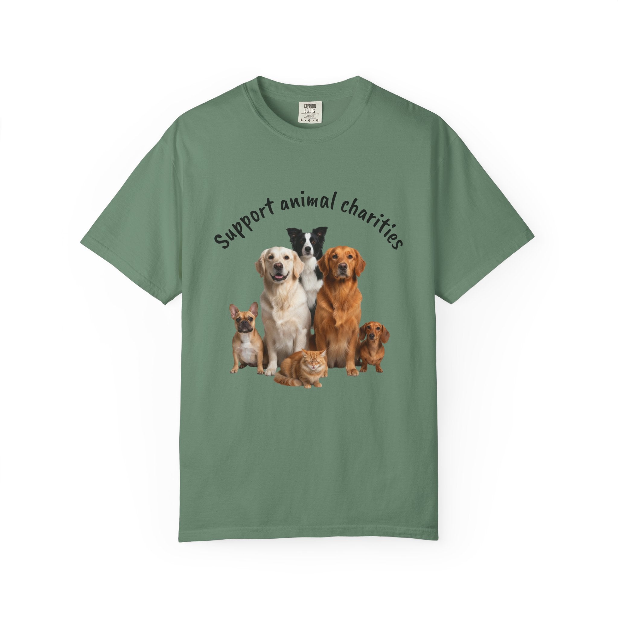 Support Animal Charities T-Shirt — Rescue Dogs Fundraiser Tee