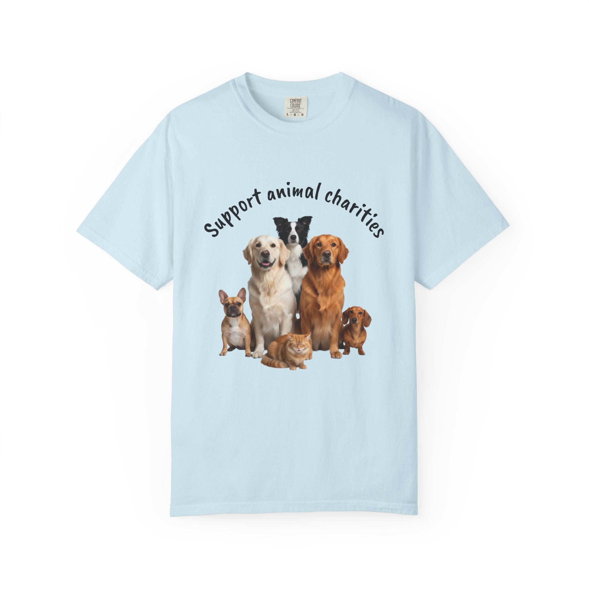 Support Animal Charities T-Shirt — Rescue Dogs Fundraiser Tee