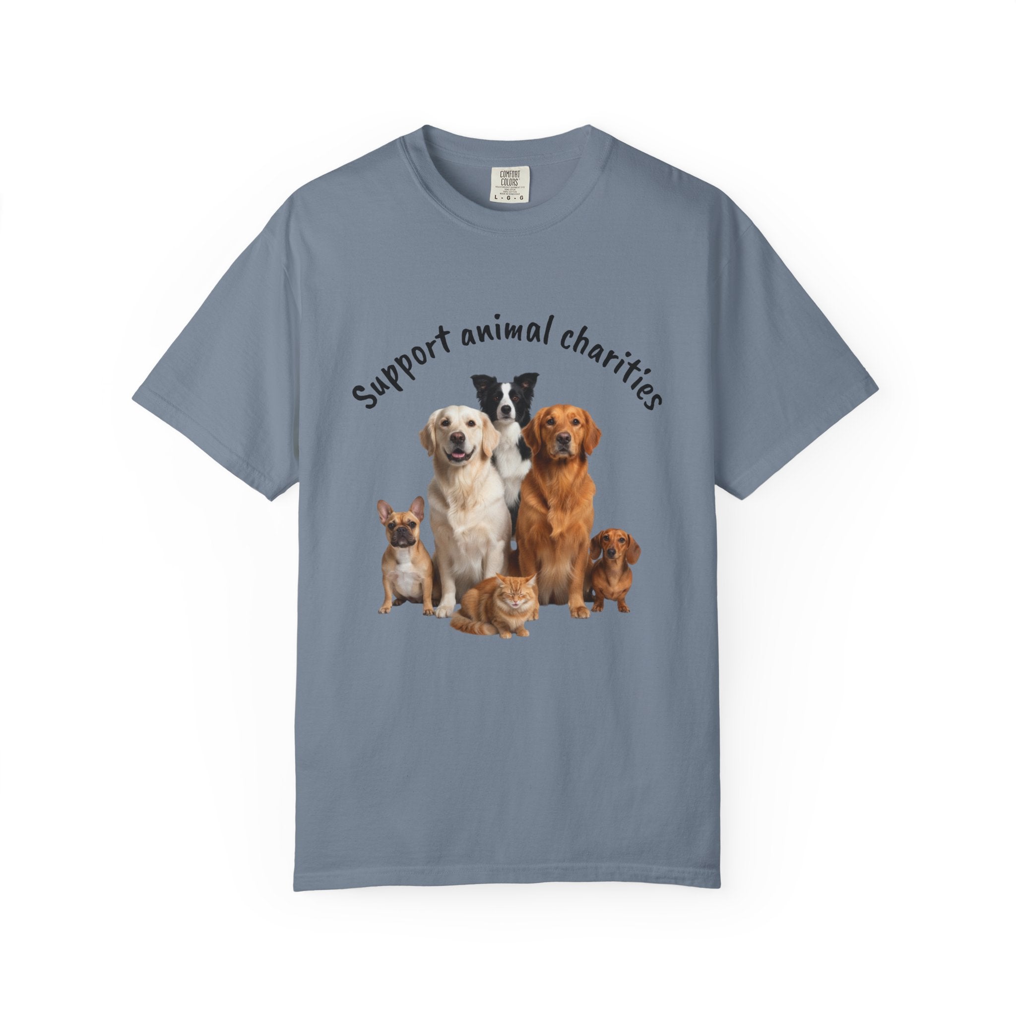Support Animal Charities T-Shirt — Rescue Dogs Fundraiser Tee