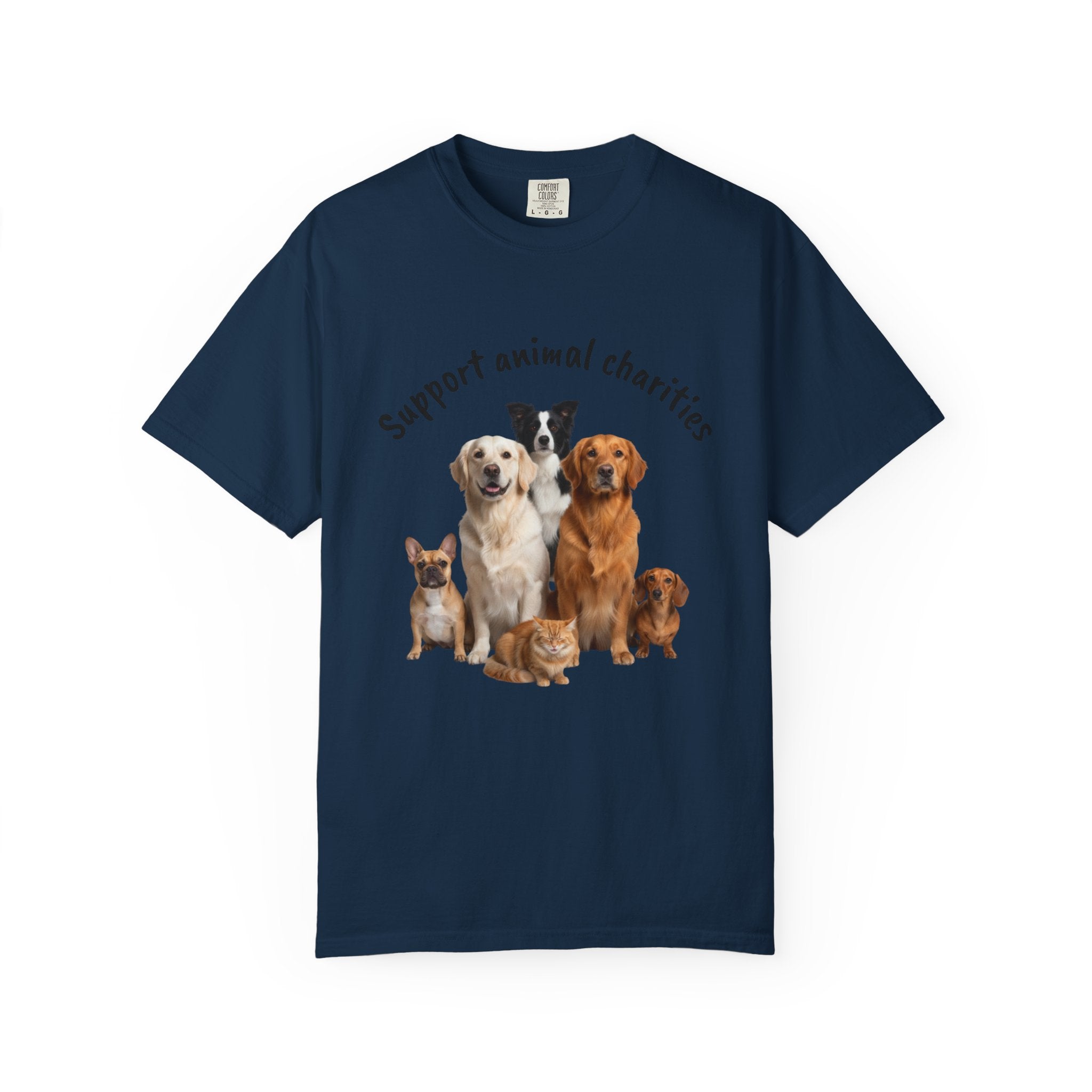 Support Animal Charities T-Shirt — Rescue Dogs Fundraiser Tee