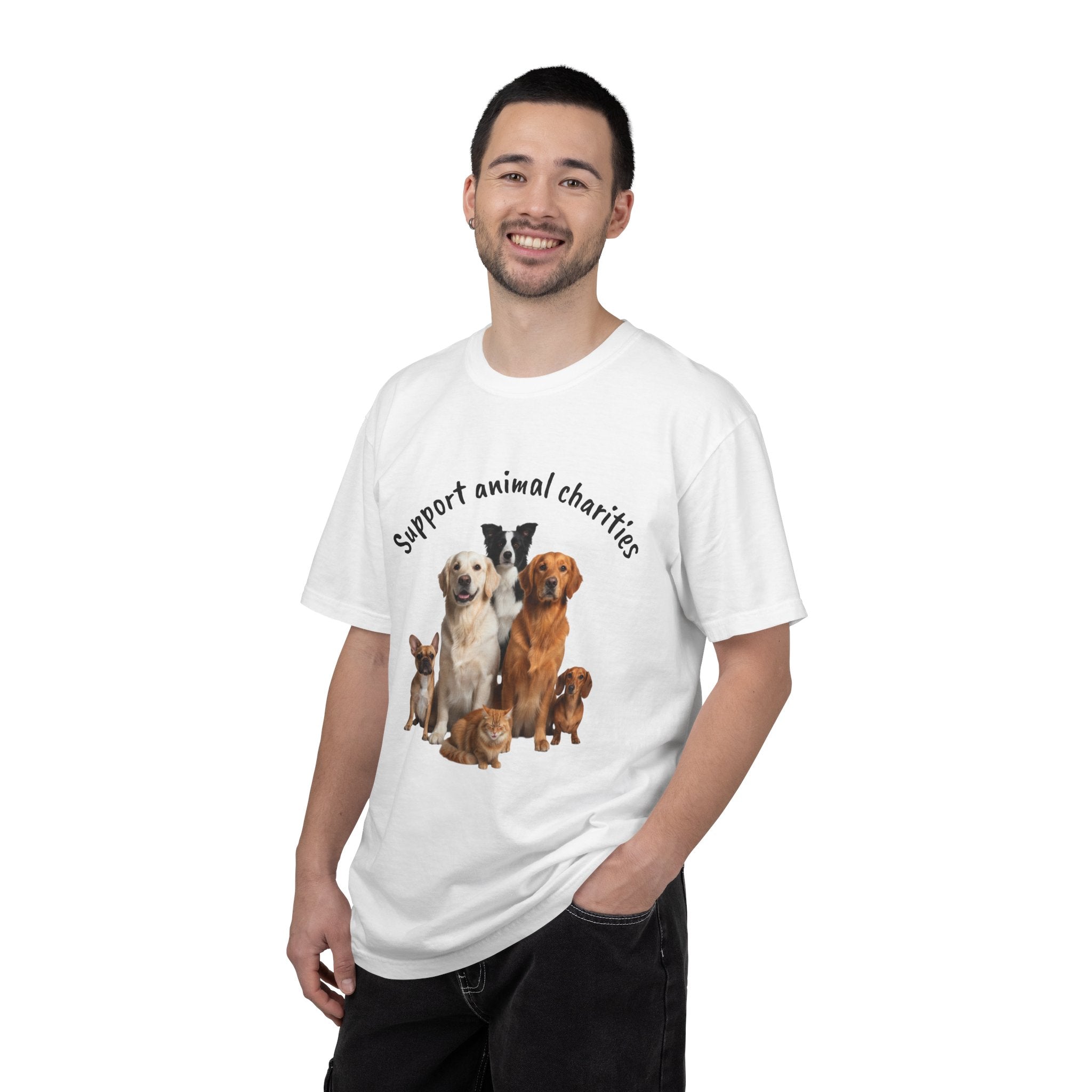 Support Animal Charities T-Shirt — Rescue Dogs Fundraiser Tee