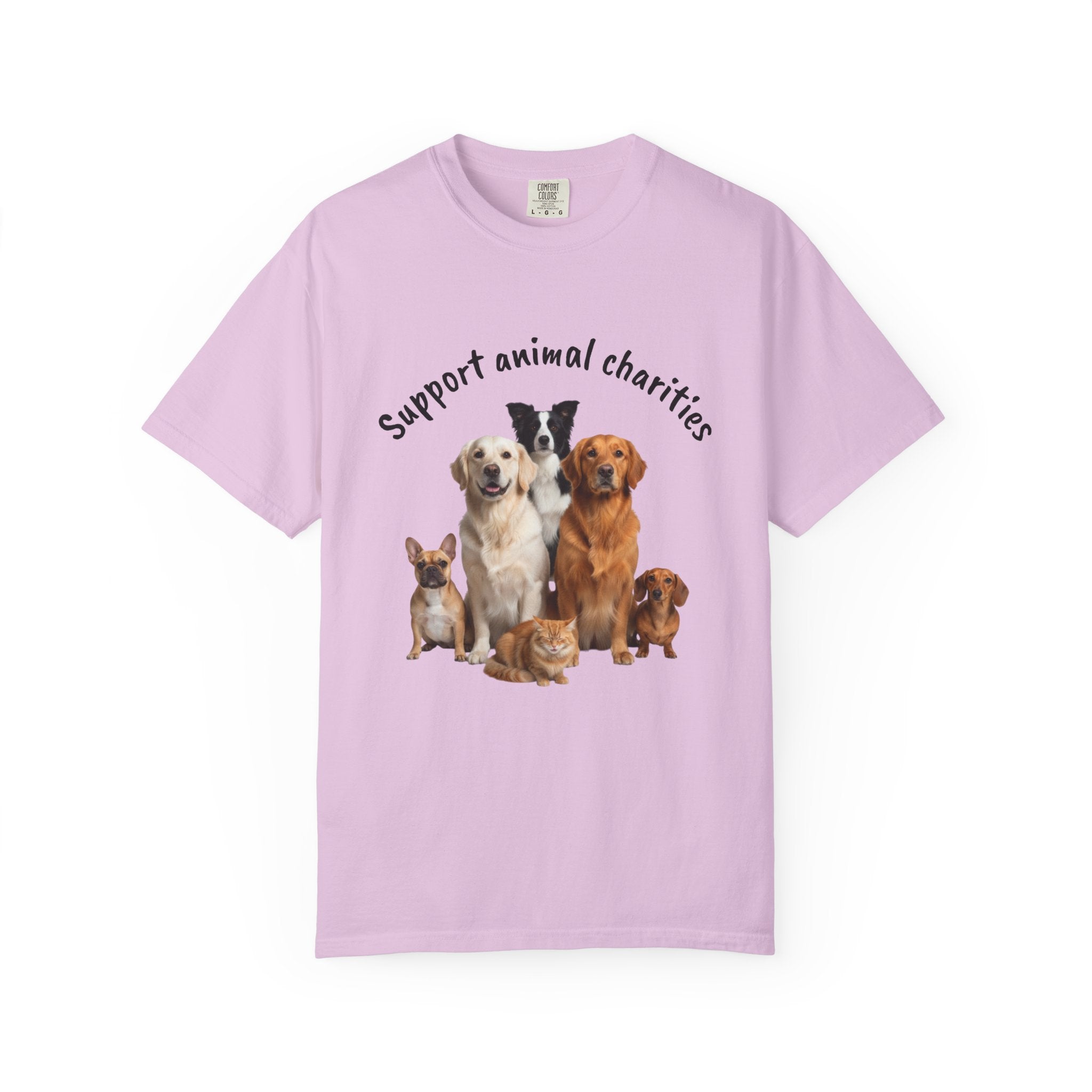 Support Animal Charities T-Shirt — Rescue Dogs Fundraiser Tee