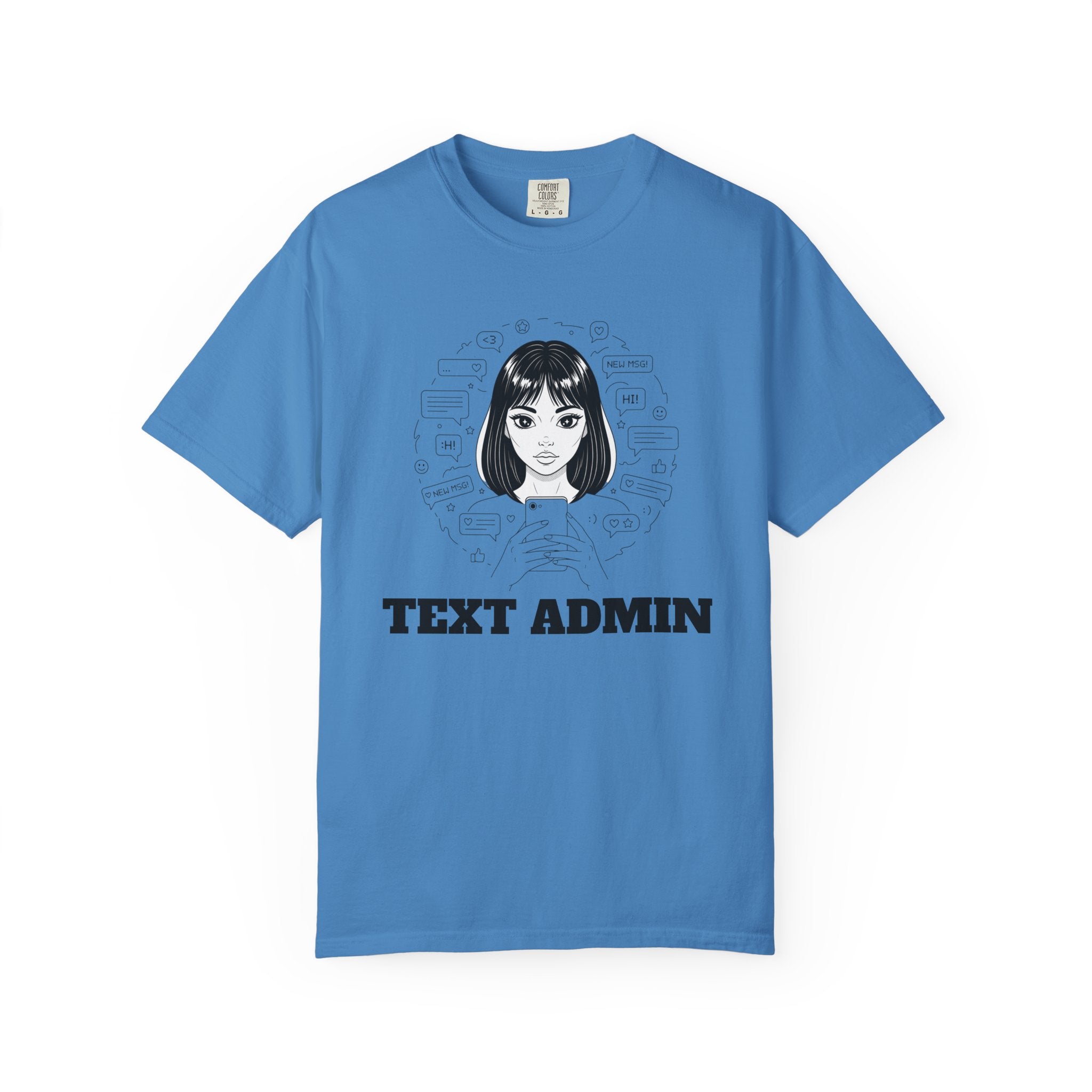 Text Admin — Retro Anime Graphic Tee