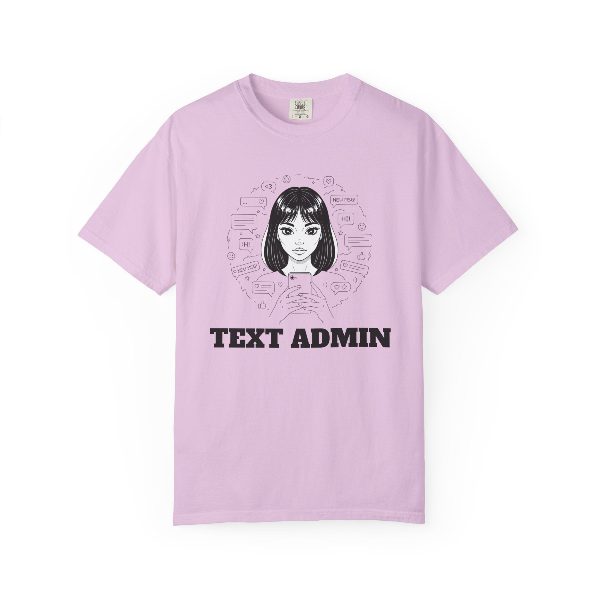 Text Admin — Retro Anime Graphic Tee