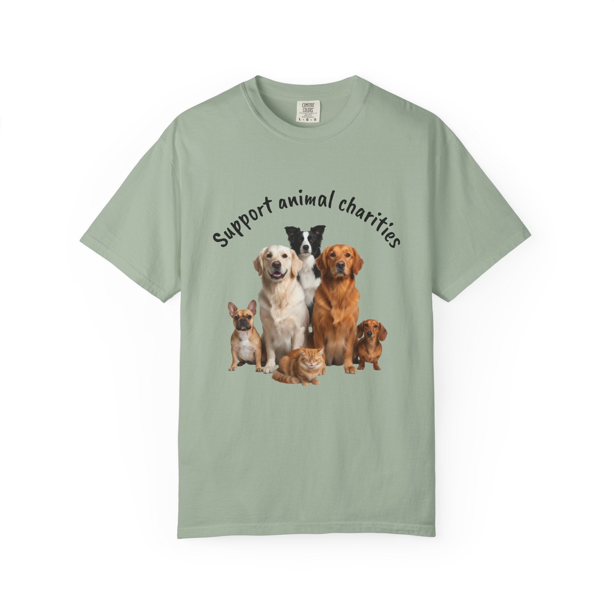 Support Animal Charities T-Shirt — Rescue Dogs Fundraiser Tee